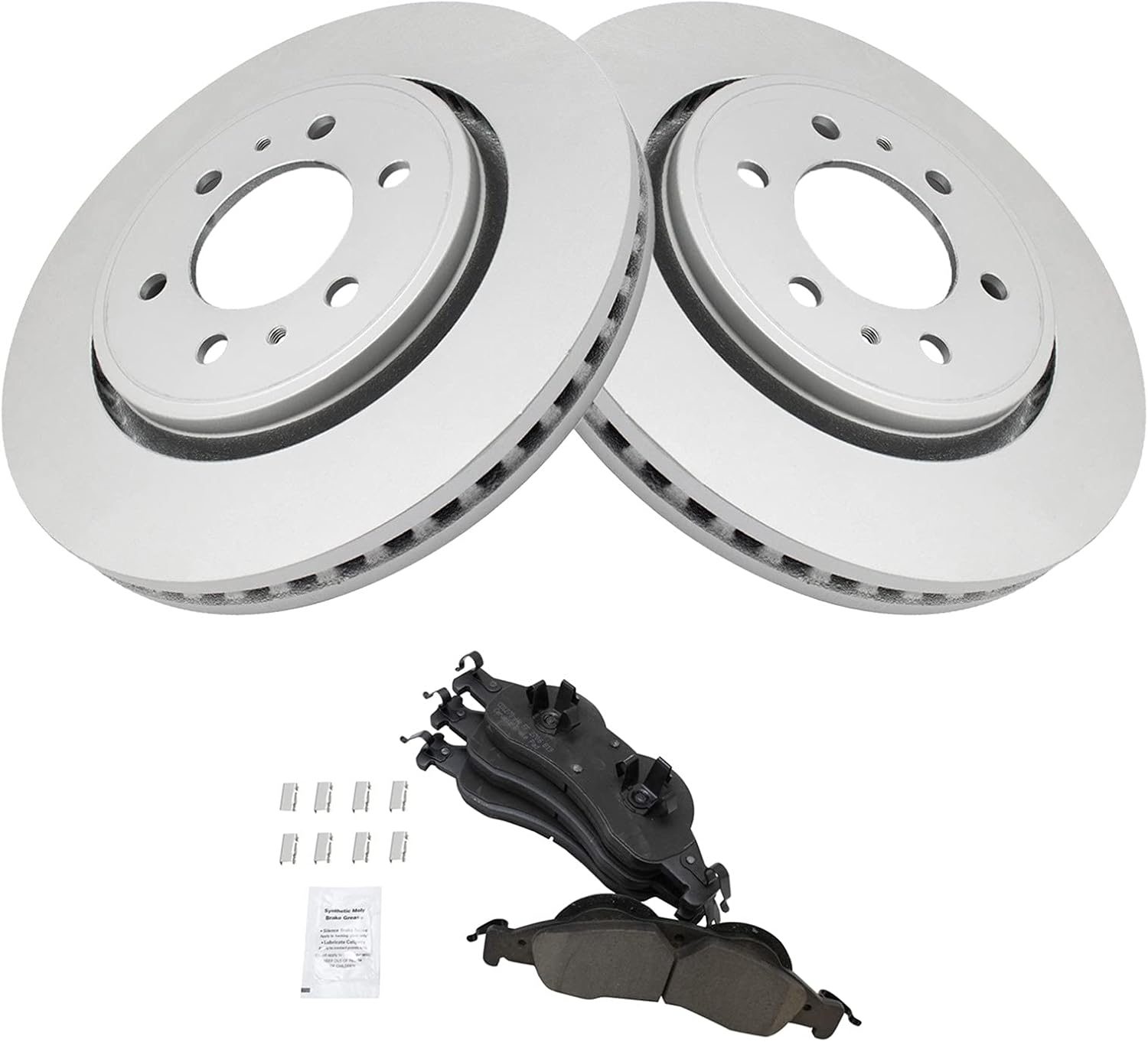 Front Brake Pad & Rotor Kit for 2007-2009 Ford Expedition / Lincoln Navigator