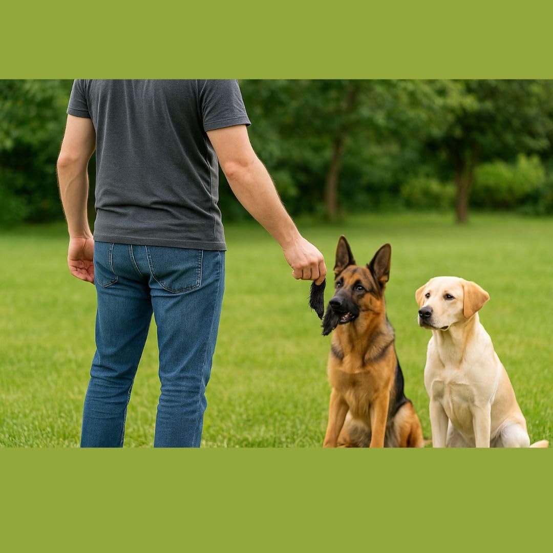 ANIMALUJOS-Snacks Naturales para Perros – Pack 10 Orejas de Ternera con Pelo o sin Pelo – 100% Natural, Bajo en Grasa, Rica en Colágeno y Fibra (10 Unidades, Oreja Ternera con Pelo)