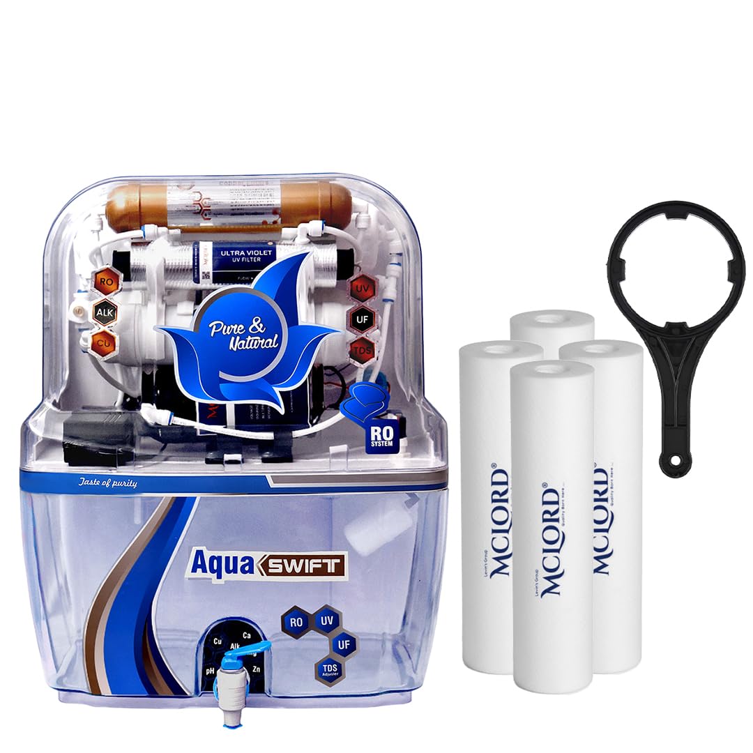 MCLORD Aqua RO Water Purifier | R.O+UV+Copper with Zinc+MTDS with