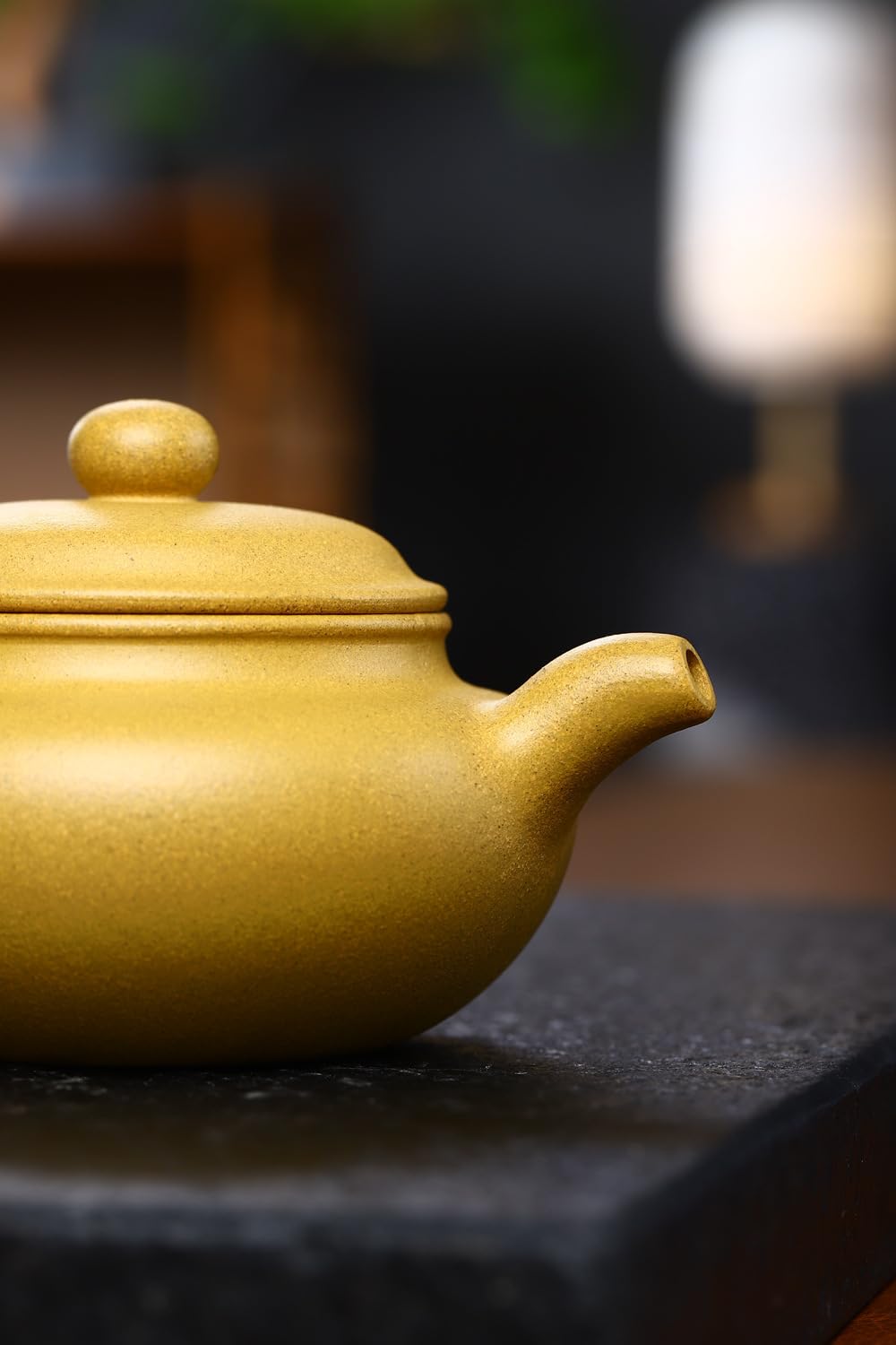 Yxhupot Teapot 8oz Chinese Yixing Clay Genuine Zisha Classics Pot Infusers Kungfu Tea (Yellow), 240ml - Image 4