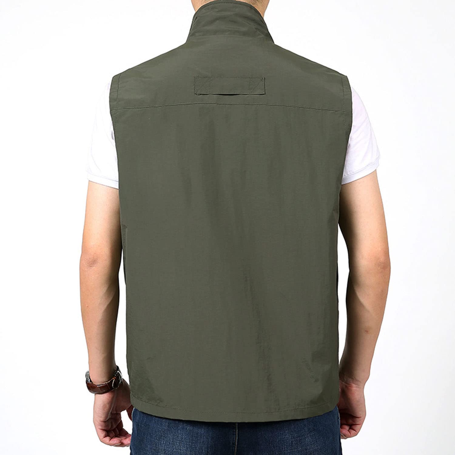 Chaleco De Hombre Chaleco Multibolsillos Sin Mangas Chaqueta Transpirable Multifuncional para La Pesca Viajes Fotografía Senderismo