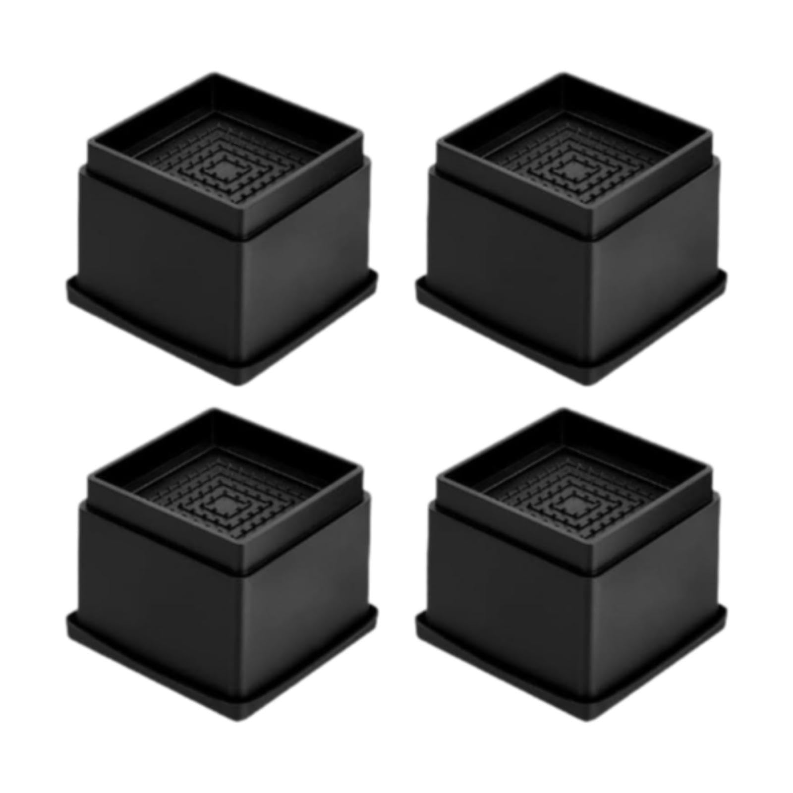 4Pcs Bed Risers Anti Scratch Heavy Duty Couch Raisers for Couch Sofa Cabinet 2 Inch Square-image-19