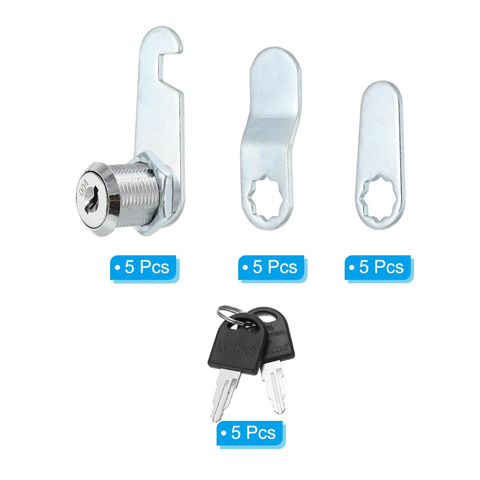 PATIKIL 3/4" Cam Lock with Keys - Image 3