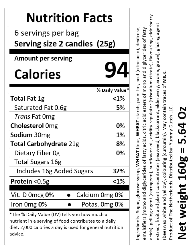 Haribo Stixx Rainbow caramelos sabor frutas mixtas 160g miniatura 2