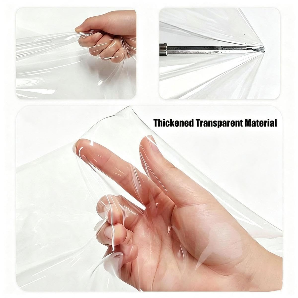 Store PVC Enrouleur Transparent pour Pergola Extérieure, Volet Roulant