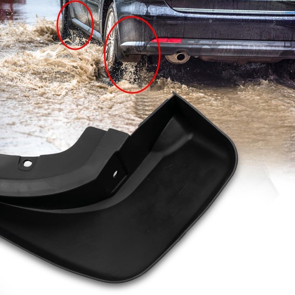 4 Pezzi Auto Parafanghi per Toyota Hilux 2015 2016 2017 2018 2019-2024,Parafanghi Anteriore e Posteriore Paraspruzzi Esterno Proteggere Decorazione Antispruzzo Accessori
