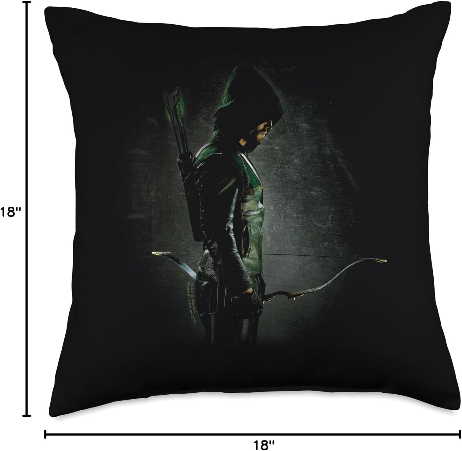 Arrow: TV Series In The Shadows Throw Pillow