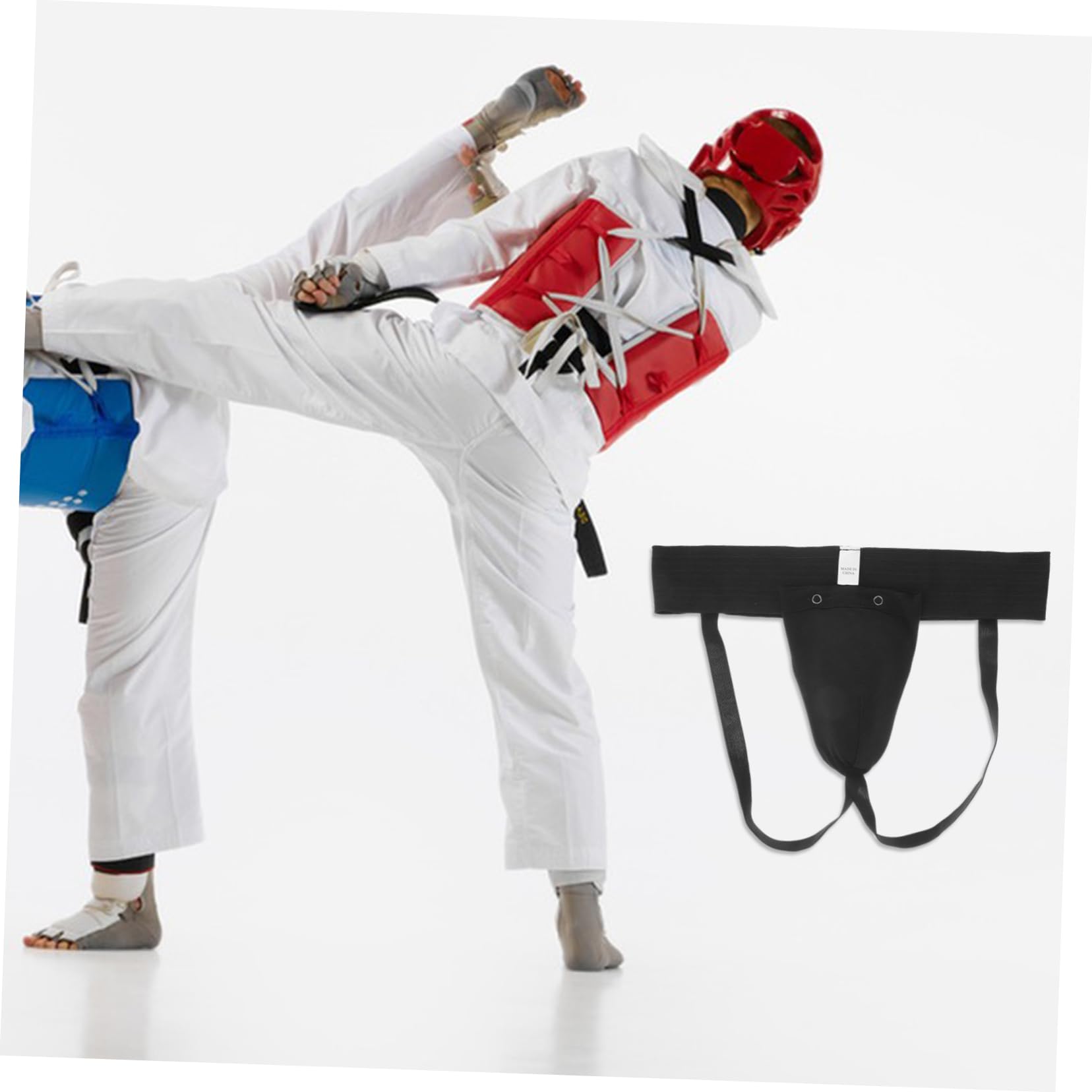 Ipetboom Boxing Crotch Guard Sports Protection for Men Women Professional Groin Protector Reusable Breathable Training Crotch Protector