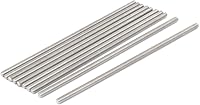 Vista 41 de uxcell M3 x 2.362 in 0.020 in Pitch 304 Varillas totalmente roscadas de acero inoxidable barra 10 piezas