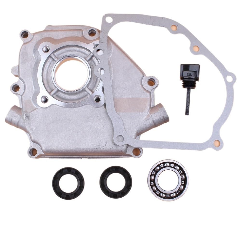 1 Uds. Kit de Tapa Aceite con Sellos rodamiento Bolas cigüeñal for GX160 GX200 Chino 168F 5.5HP 6. Generador Motor cortacésped