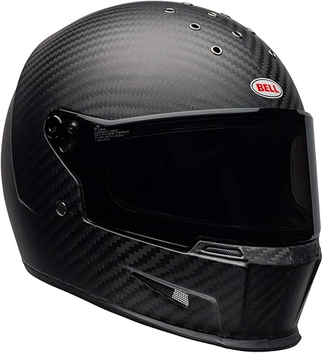 Miniatura 2 de Bell Eliminator Carbon Street Cascos, M/ L, Negro mate Matte Black Carbon,Brillo Deathspray Negro/Blanco,Mate