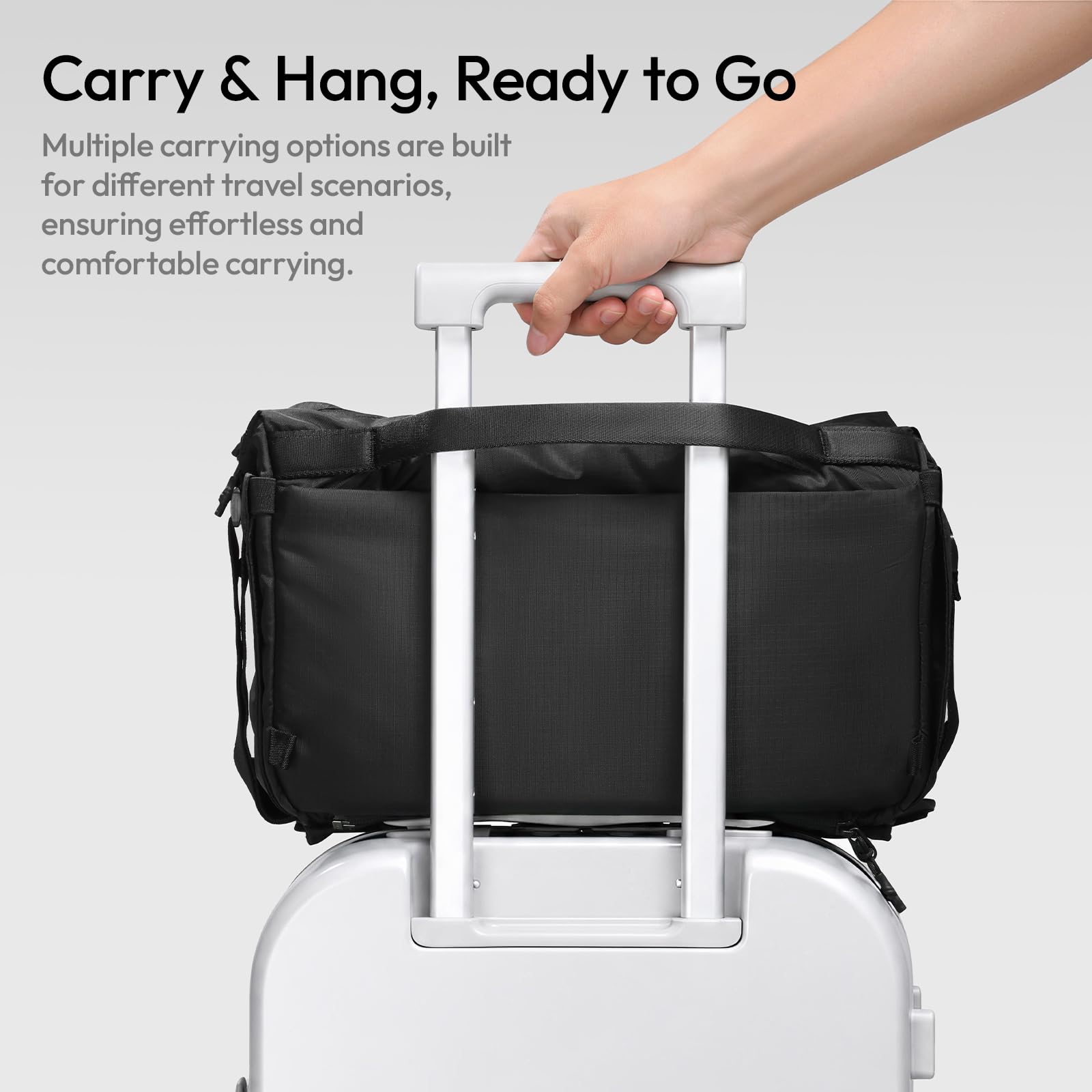 ULANZI U023 - Borsa a tracolla per fotocamera da 13 litri, impermeabile, con pannello Molle e scomparto imbottito per fotocamera DSLR/fotocamera, scomparto per laptop da 14", treppiede, borsa modulare