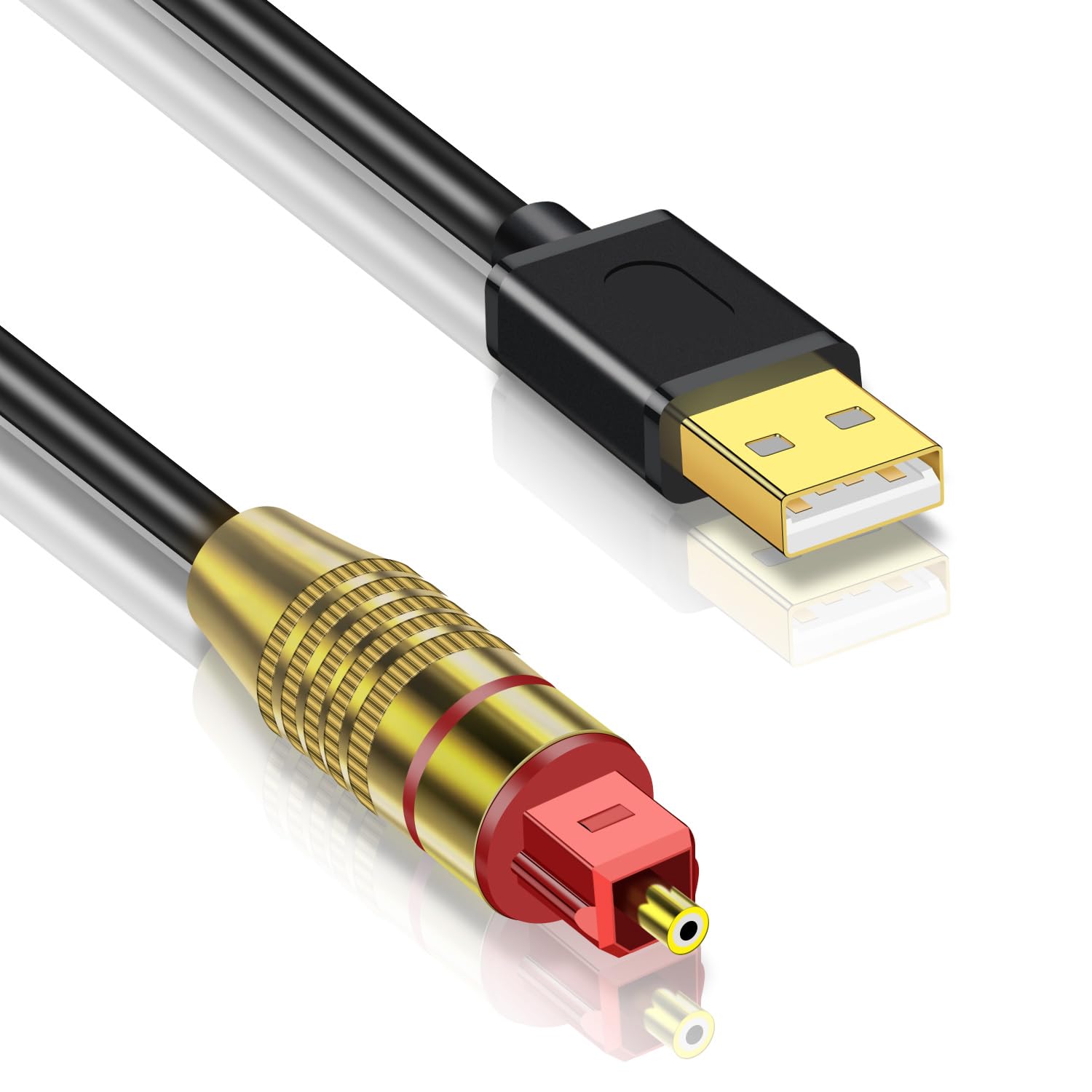 Amazon.co.jp: ESWN DNXB USB A– SPDIF 光 オーディオ変換 ケーブル