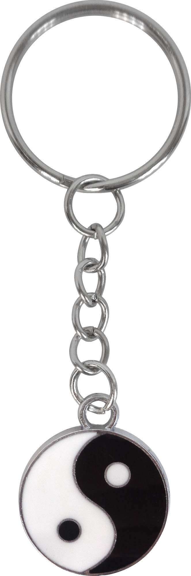 Black And White Yin Yang Metal Keychain Desertcart Seychelles