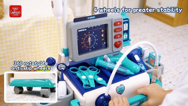 Lehoo Castle Doctor Kit for Toddlers 3-5, Kids Doctors Play Set