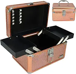 Maleta Maquiagem e Joias Frasqueira Cobre CBRN19182