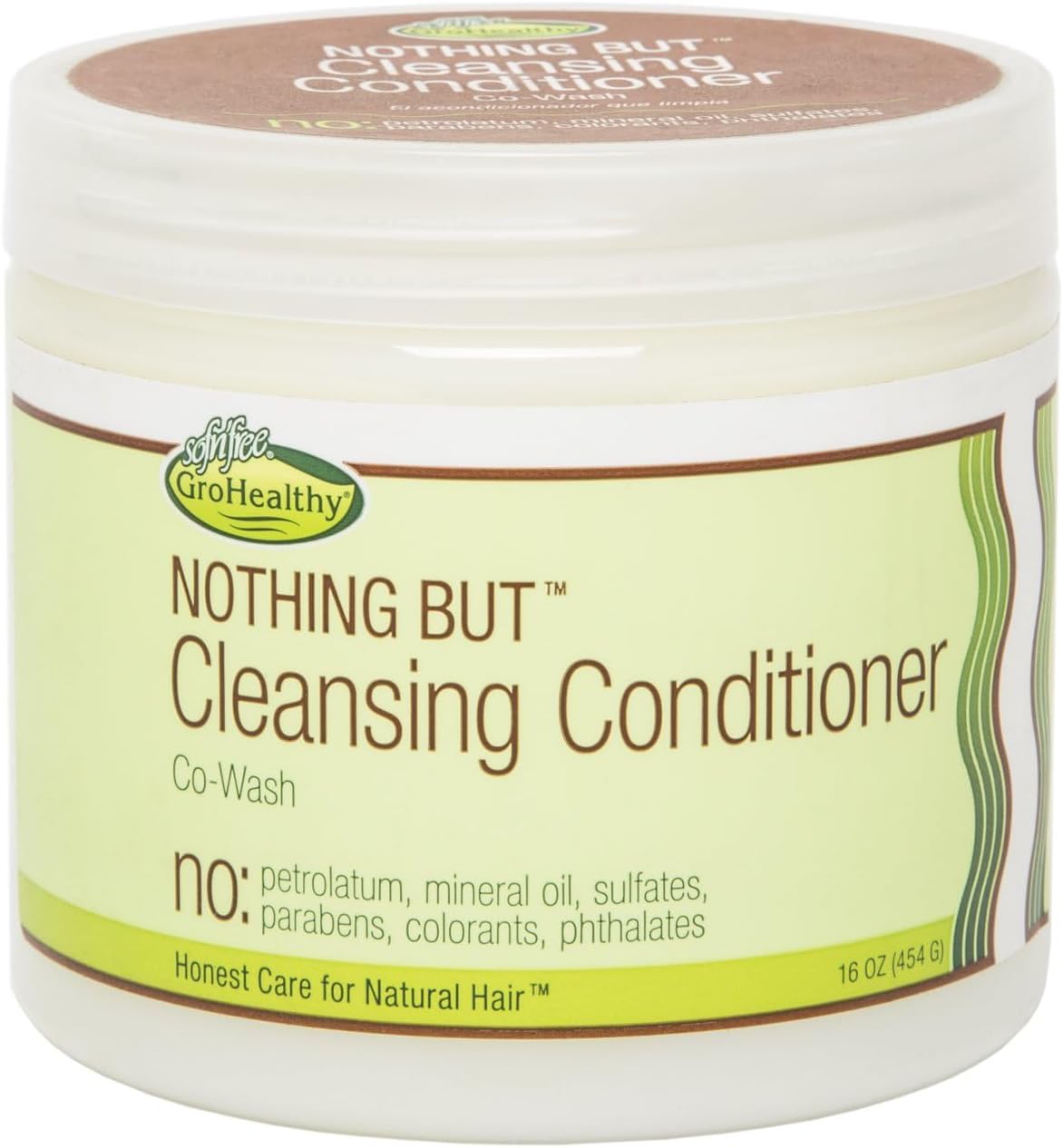 Cleansing Conditioner Co-Wash - Gentle Non-Irritating Sulfate-Free Conditioner Cleans and Softens All Types of Healthy, Natural Hair - 16 oz (Pack of 1)