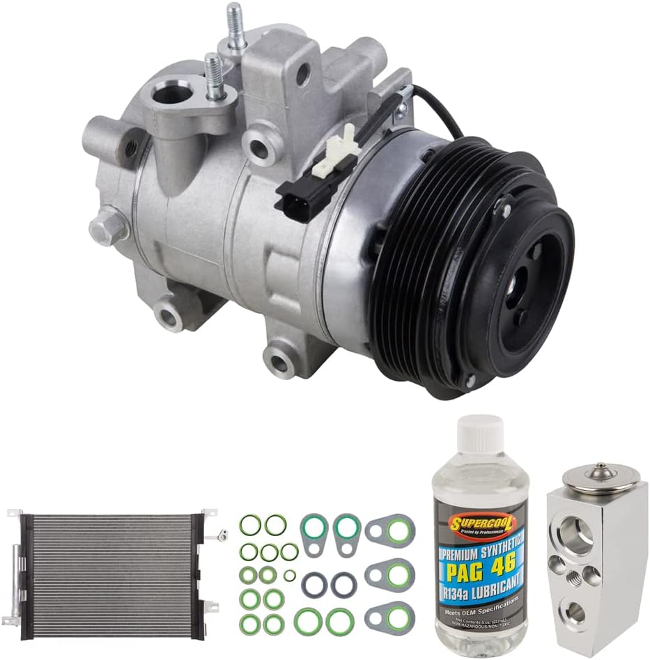 For Ford Mustang 2011-2014 A/C Kit w/AC Compressor Condenser & Drier - BuyAutoParts 61-89508R6 New