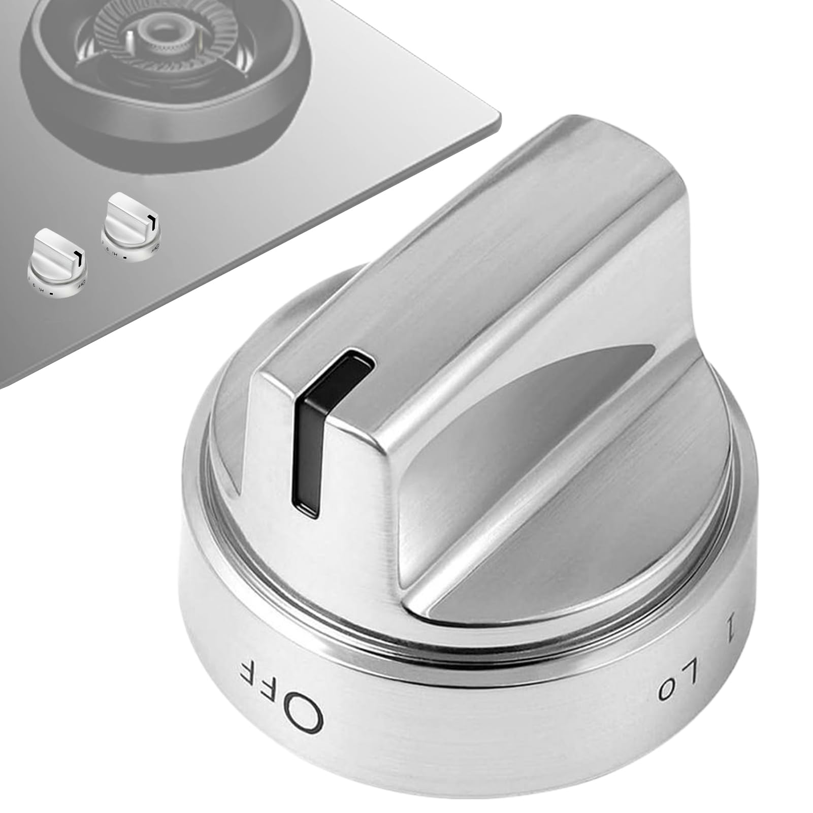 Produktbild von Gatuida 8stücke Ersatz Herdknöpfe Universelle Metall-drehknöpfe Für Gas Und Elektroherde Einfache Installation Hochwertiges Zinklegierungsmaterial