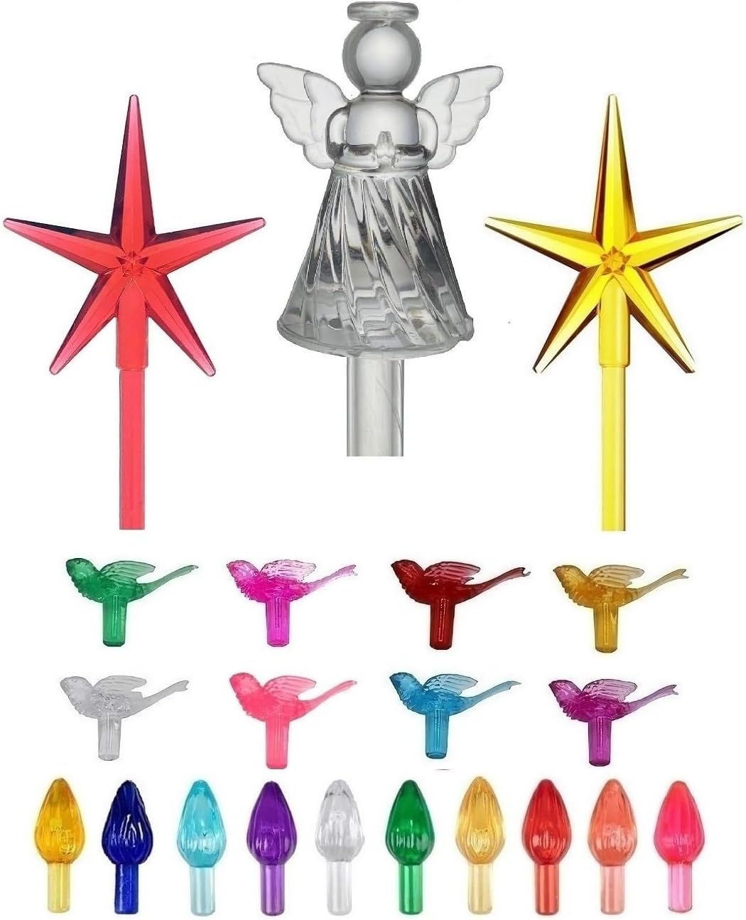 YiKitHom Ceramic Christmas Tree Replacement Lights Bulbs