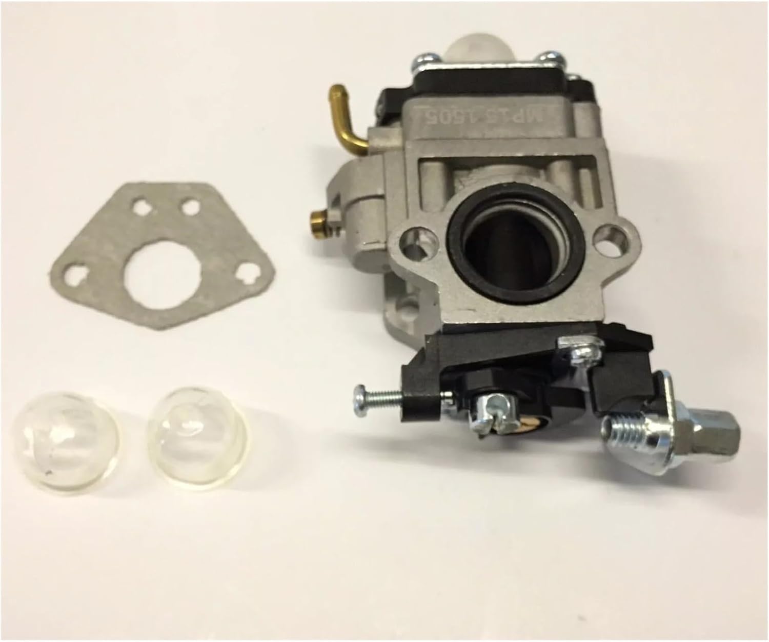 Tools Repair Parts for Carburetor 15MM 43CC 49CC with Gasket and 2 Bulbs Gas Scooter Pocket Bike Easy to Install