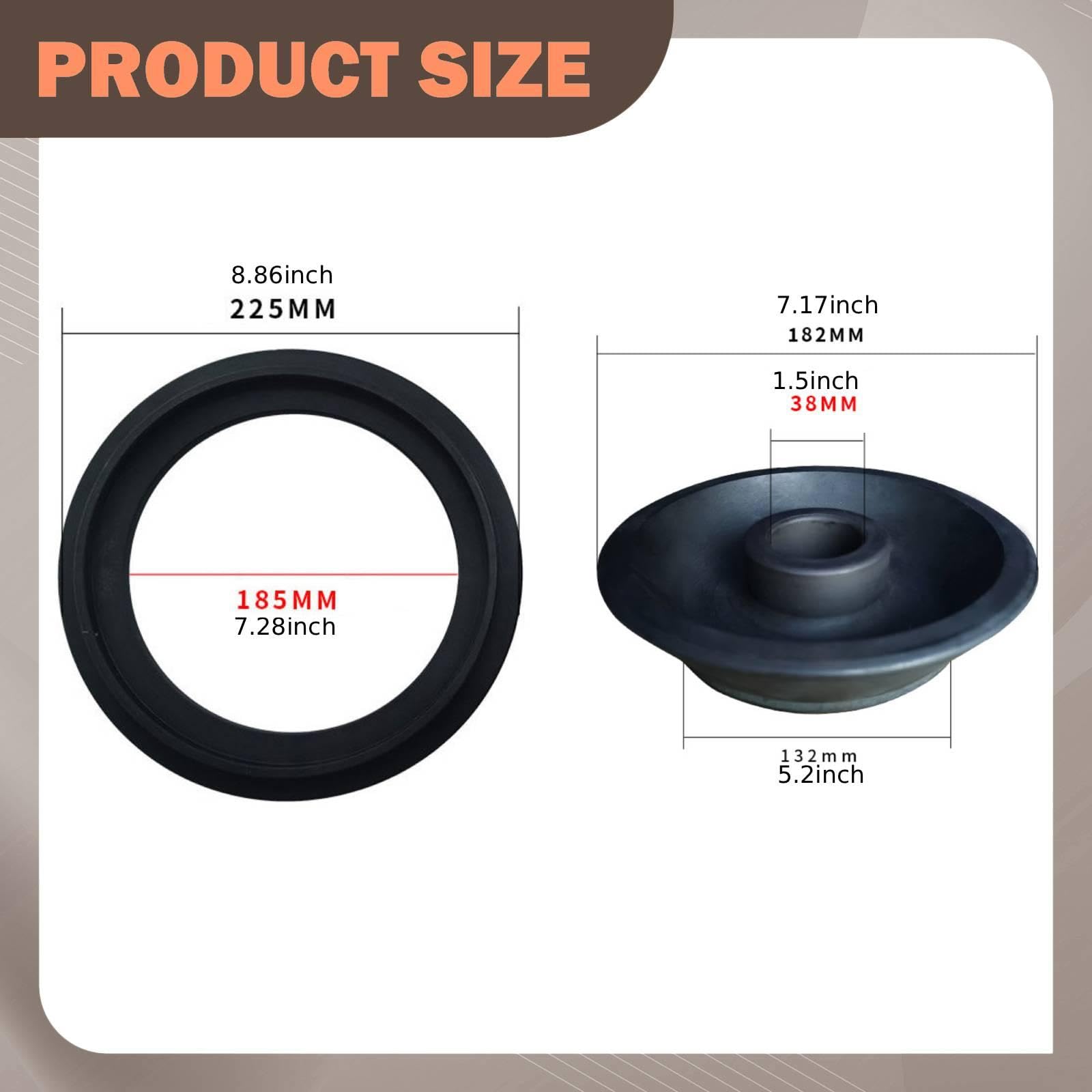 Amagogo Cono brida para equilibradora ruedas, disco, mantenimiento automóviles para usuarios bricolaje, componente alta resistencia, máquina, Cono de 38 Mm