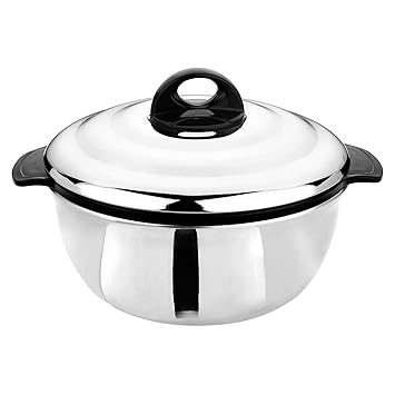 ASIAN Bright Star Galaxy Stainless Steel Casserole with Lid for Kitchen, 1600 ml | PU Insulated | BPA Free |Odour Proof | Food Grade | Easy to Carry | Easy to Store | Ideal for Chapatti | Roti |