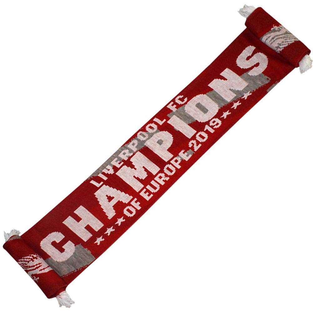 Liverpool F.c. Red Liverpool F. C. Champions Of Europe Scarf Rg