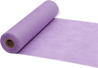 FRKOKRFA Camino de mesa de fieltro lila, 25 m x 30 cm, camino de mesa decorativo, para cumpleaños, bodas, bautizos, comuniones y otras celebraciones