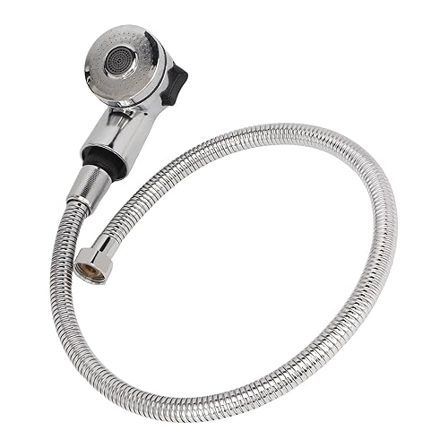 Miniatura 2 de Kit de grifo de cama con cabezal rociador y manguera de champú con manguera de 27.6 in para tazón de champú, pieza de repuesto para fregadero para