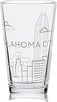 Vista 47 de AMSTERDAM NETHERLANDS SKYLINE Engraved Pint Beer Glass Minimalist City Sky Line Full Wrap Engraving Great Gift Idea!