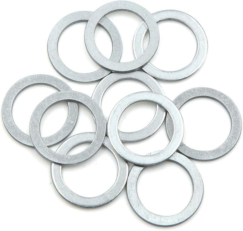 Arruela de vedação para bujão de óleo X AUTOHAUX 20 mm x 28 mm – Pacote com 10 unidades
