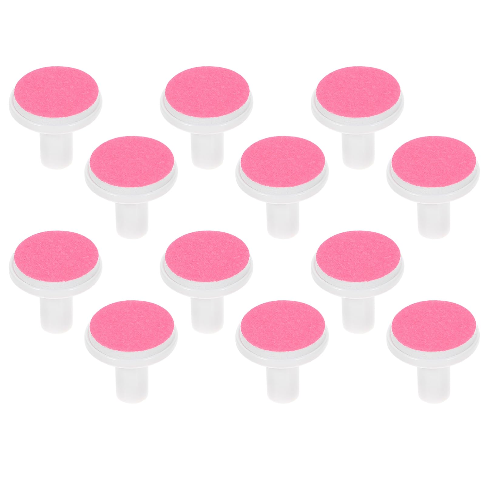 Homoyoyo 12 Pack Baby Nail File Pads Standard Trimmer Heads for Electric Nail Buffer for Infants