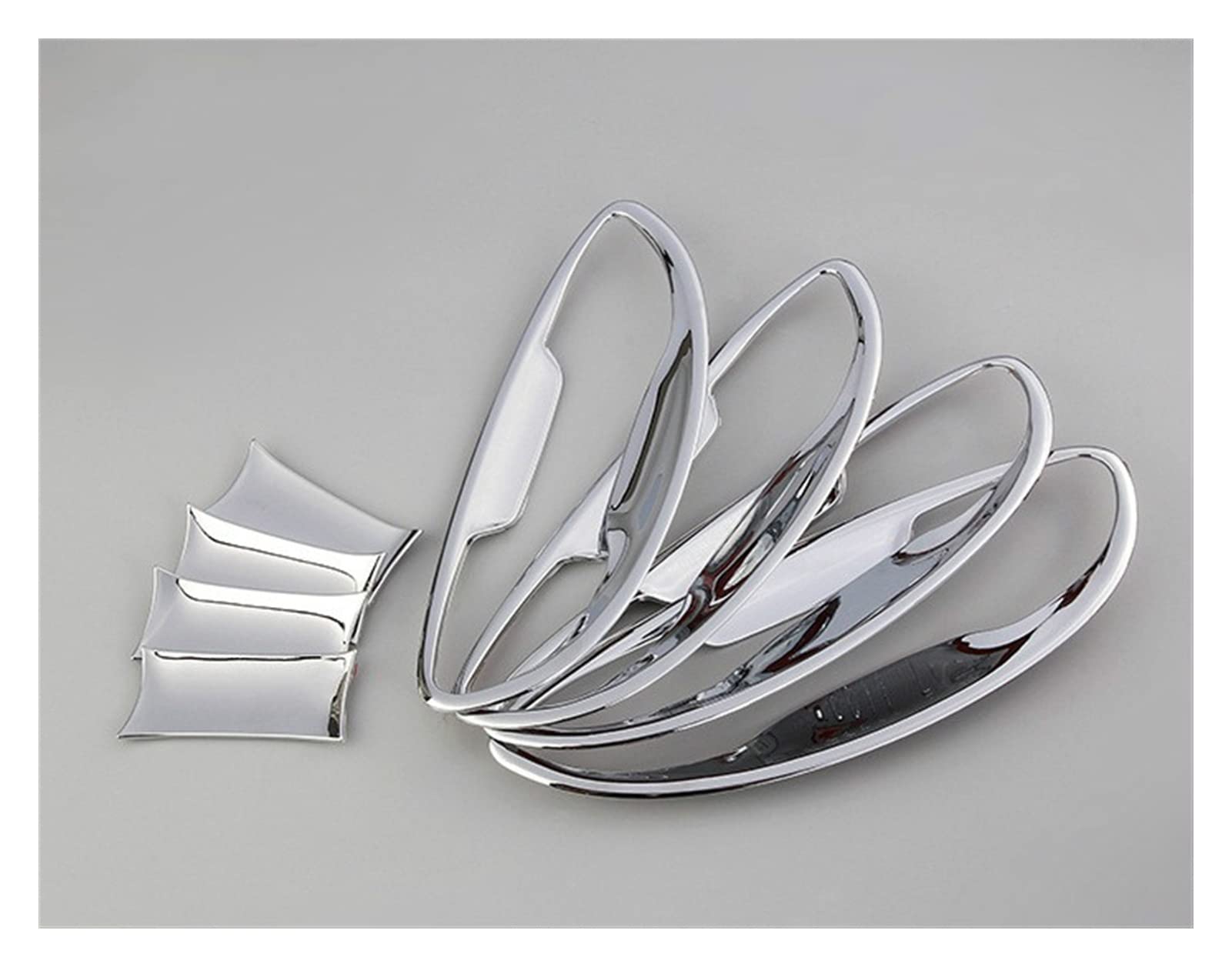 Fahbstr 2 Exterior Door Handle Cover For Corolla Altis 014-018 Chrome Door Handle Cover Bowl Cup Trim Overlays Car Accessories(2)