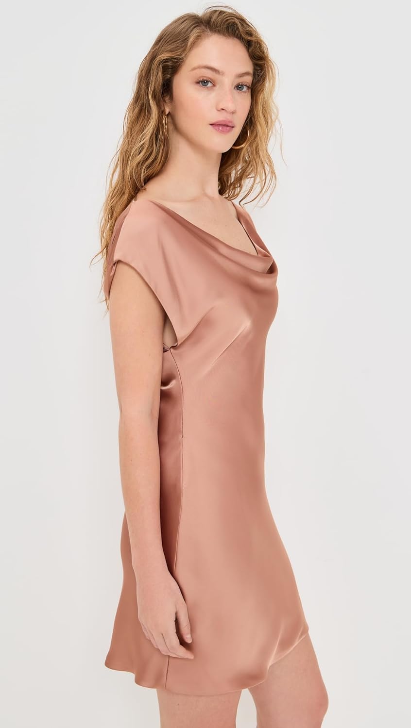 Norma Kamali Women's Cap Sleeve Maria Mini Dress - Image 4