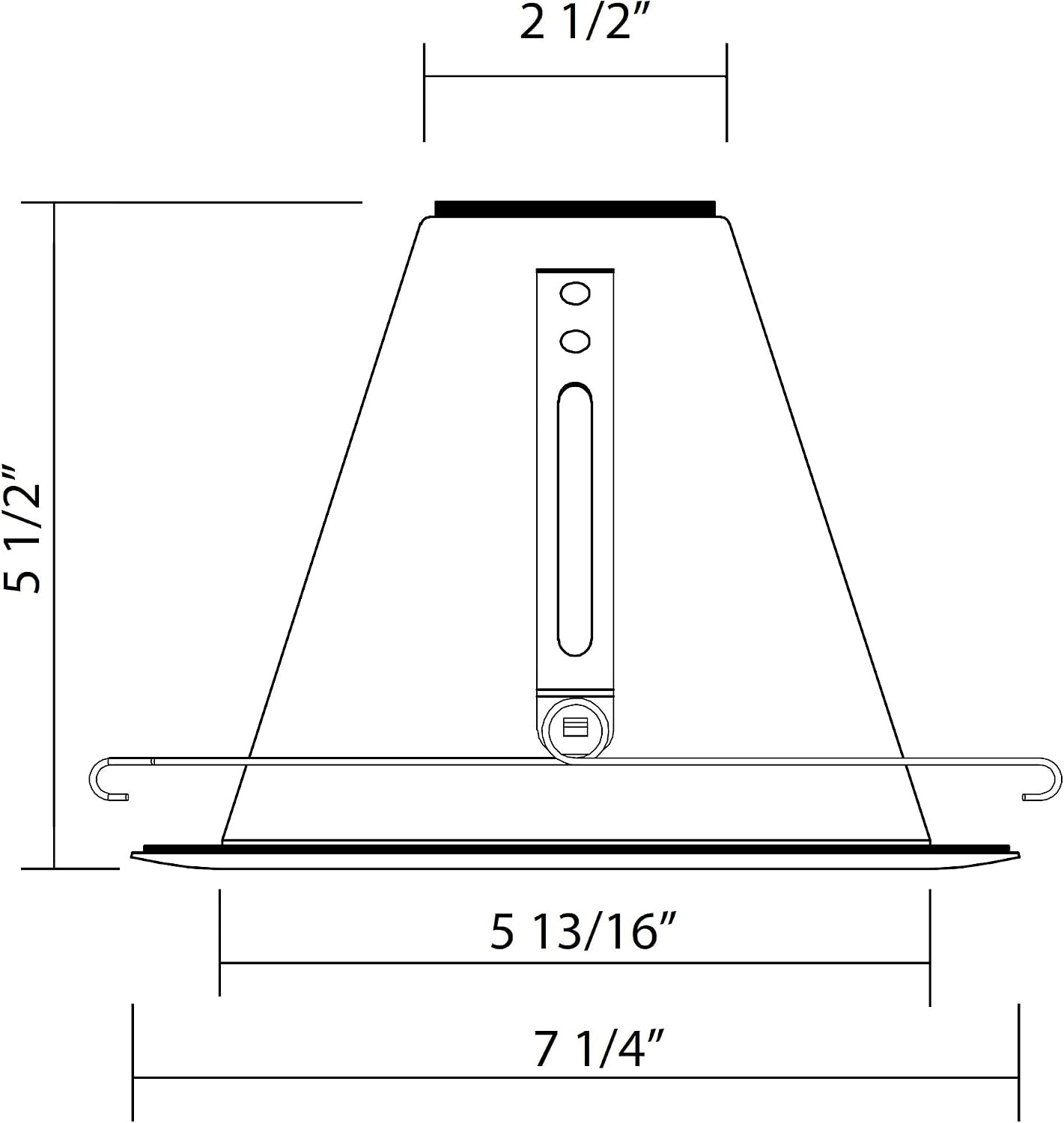 NICOR Lighting 6 inch Clear Reflector Cone with White Trim, Fits 6 inch Housings (17552A)