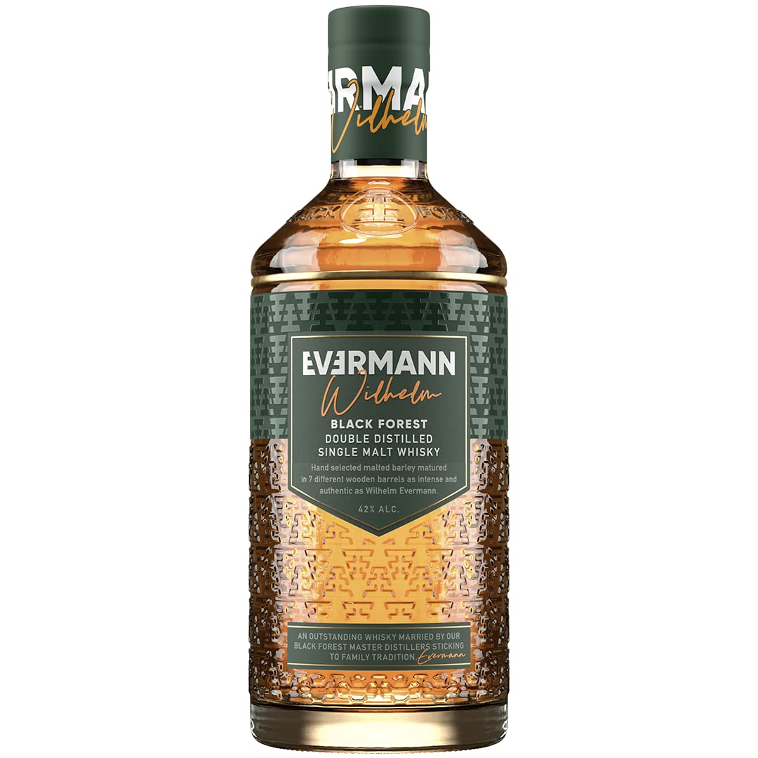 PiHaMi Wilhelm Evermann Single Malt Whisky 42 Prozent Vol. 0,7 Liter Blackforest Whisky