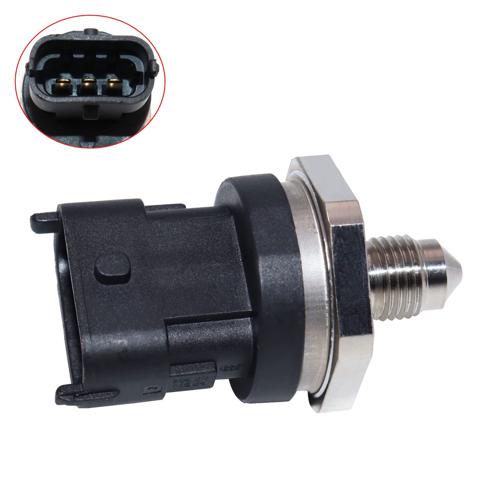 Sensore di pressione per guida carburante 0261545074 compatibile con Mazda CX-7 Hyundai Accent Santa Fe Sonata Tucson Genesis Kia Forte Soul Rio Ford Focus Escape Lincoln MKC 35342-2E500 BM5Z