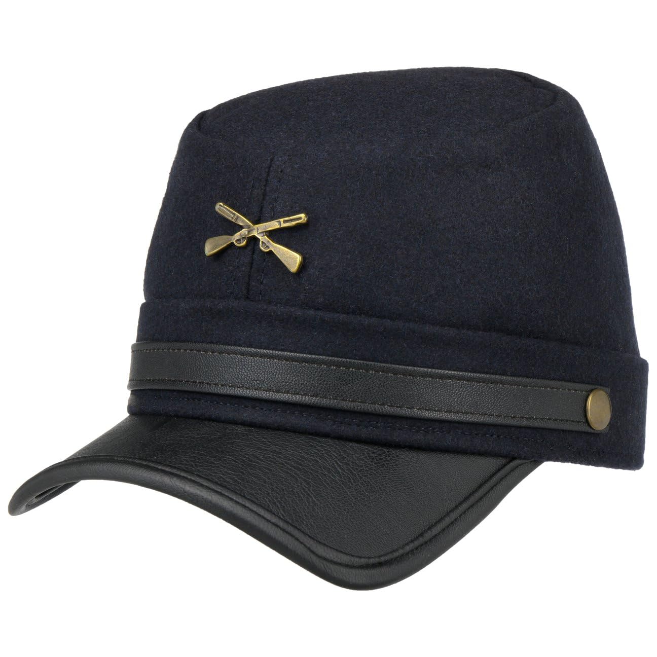 Lipodo Casquette Union Femme/Homme - Made in Italy Type Gavroche USA avec Visiere, Visiere Printemps-ete Printemps Ete Automne Hiver