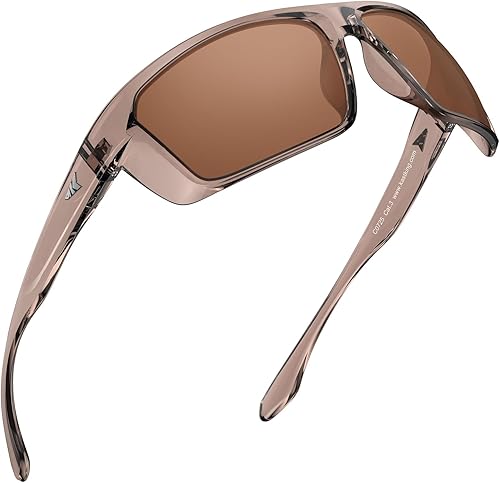 Miniatura 13 de KastKing Huzzah - Lentes de sol deportivos, polarizados y con protección ultravioleta, para hombres y mujeres, ideales para conducir, pescar, hacer