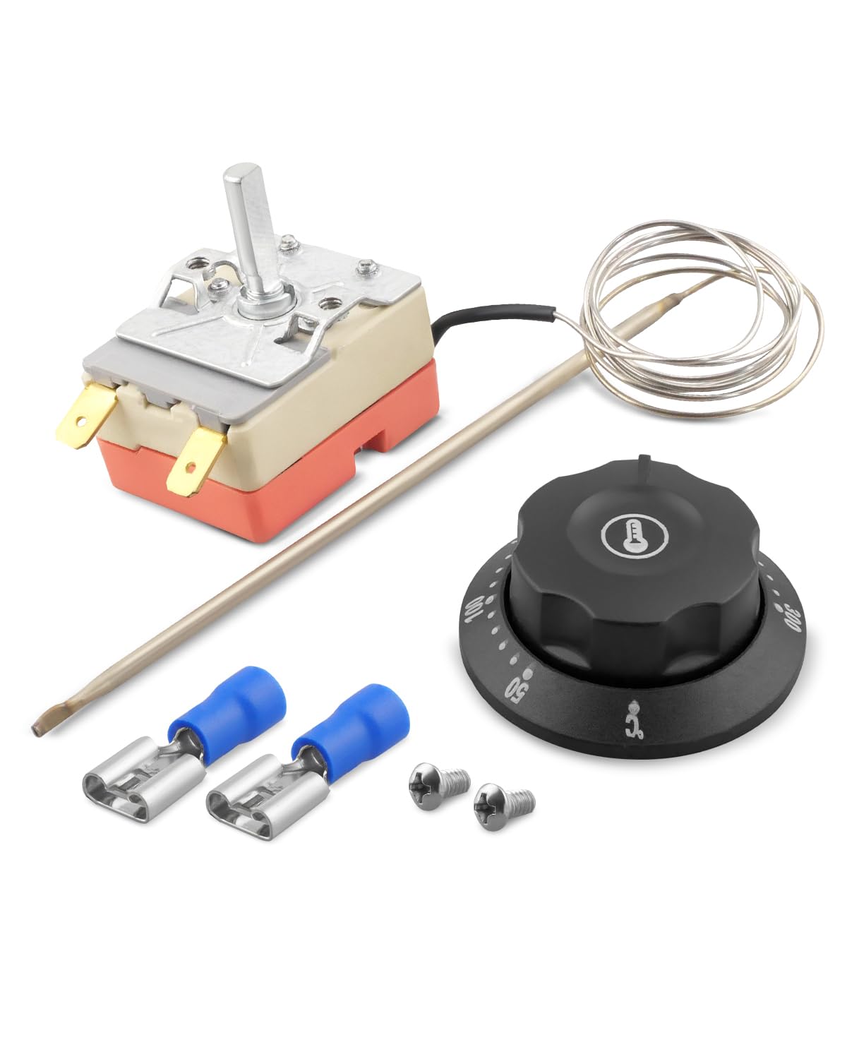 WB20K8 Oven Thermostat Fits for GE Hotpoint Gas Range Oven, Replacement AP2623073 WB20K5 WB20K6 6460G0003 WB20K10023 AH235170