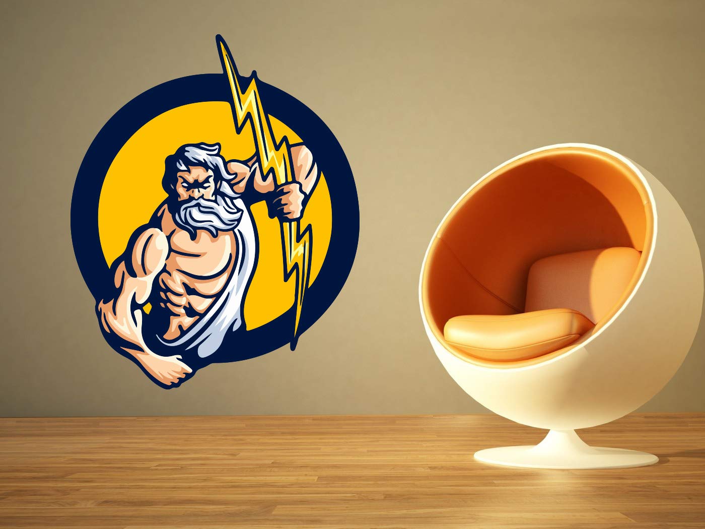 Zeus God Greek Mythology Wall Vinyl Sticker Car Mural Decal Art Decor LP7881