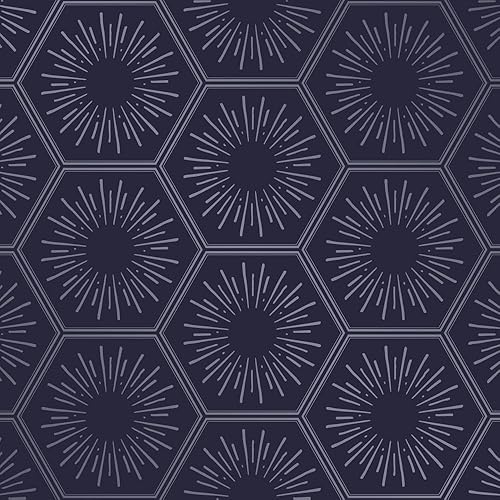 Tempaper Royal Blue Hello Sunshine - Papel tapiz removible para despegar y pegar, 20.5 pulgadas x 16.5 pies, fabricado en los Estados Unidos