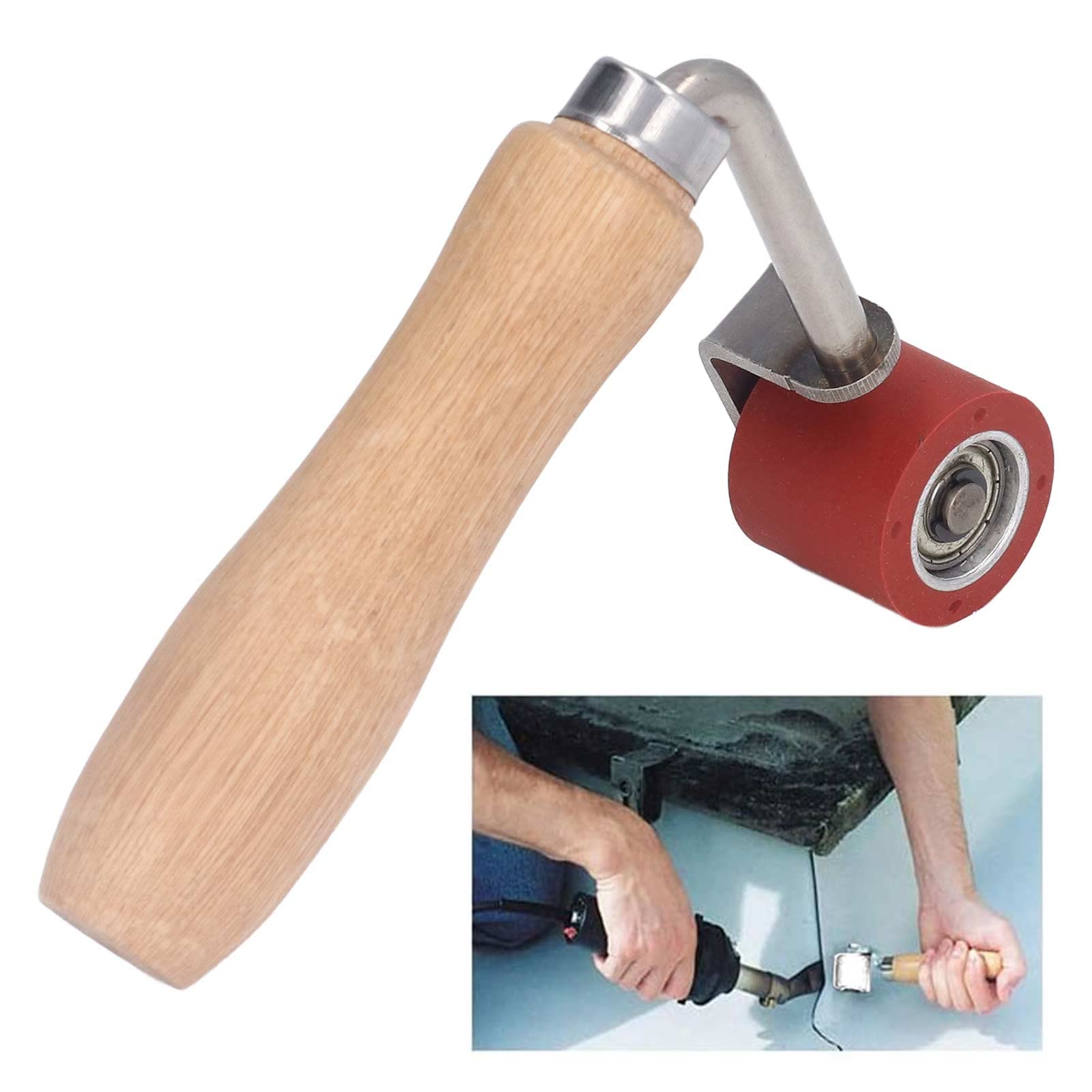 Rodillo Manual de Silicona, 20 mm, ángulo de curvatura de 75°, Resistencia a la Temperatura, 260 ℃, diseño ergonómico, Rodillo de Costura para soldar