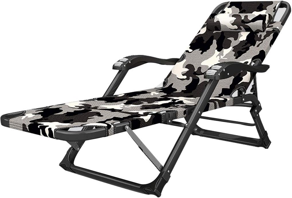 Zero Gravity Chairs Reclining Garden Chair Multi Position Sun Loungers Folding Relaxer Recliner Deck Chairs Adjustable Sunbed Oxford Cloth for Patio Yard Pool