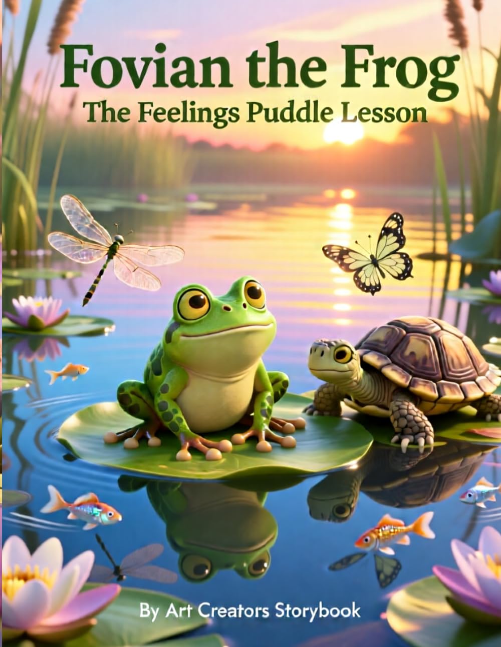 Fovian the Frog The Feelings Puddle Lesson: A Magical Swamp Adventure About Understanding Emotions, Self-Awareness, and Learning How to Stay Calm When ... the Frog: Social-Emotional Learning Series)
