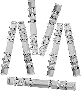 Ciieeo Caderno De Fichário 7 Peças Fichário Decorativo Caderno Folhas Soltas Fichário Prata Álbum De Fotos Periódicos De Aço Inoxidável B5 Fichário De Caderno