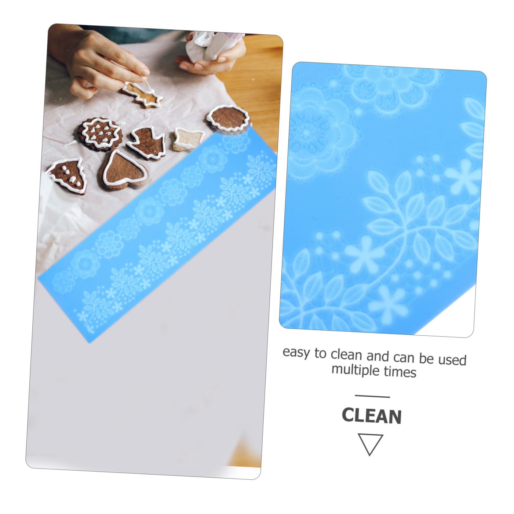 Gatuida 4pezzi per Decorazione per Fondant Utensile Riutilizzabile per Dolci e Cake Design Facile Usare e