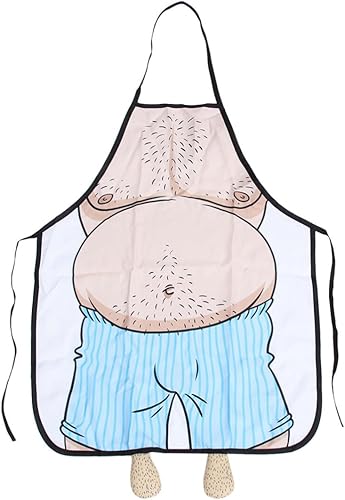 Divertido delantal de cocina con gomitas, novedoso delantal de cocina sin mangas, para hornear a la parrilla, cocina, barbacoa, fiesta, disfraces,