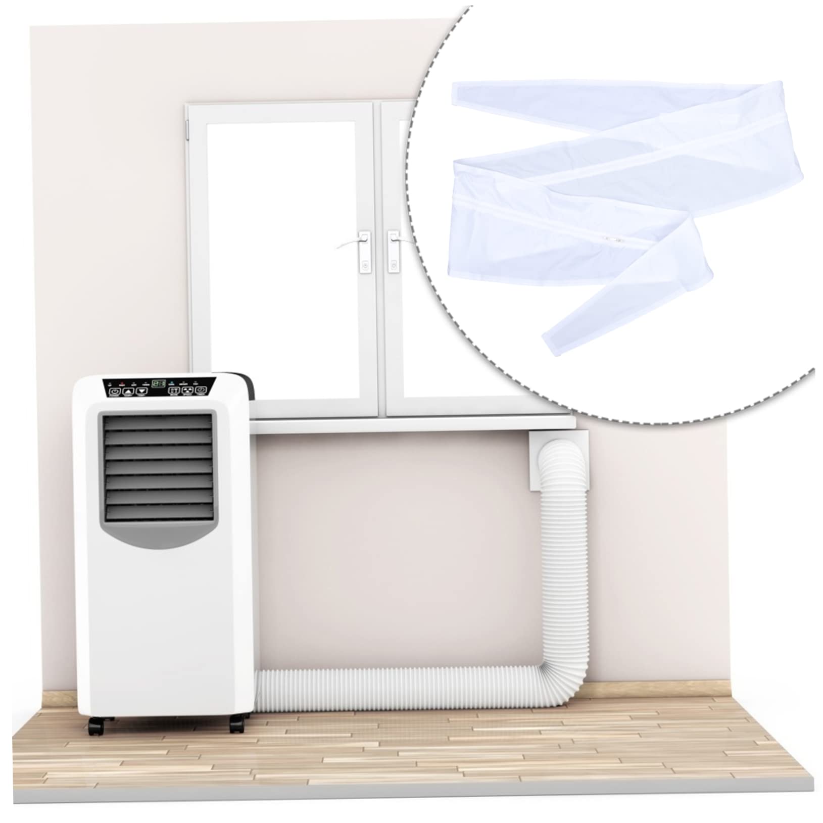 2sets Guarnizione Per Condizionatore Sealing Per Facile Installare e Isolamento Per e